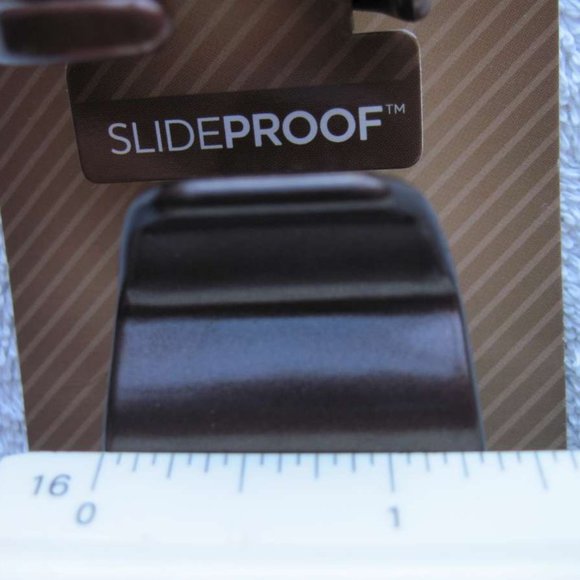 2 Goody Brunette Color Collection Slide Proof Secure Fit Hair Claw Clip Plastic - Picture 2 of 5